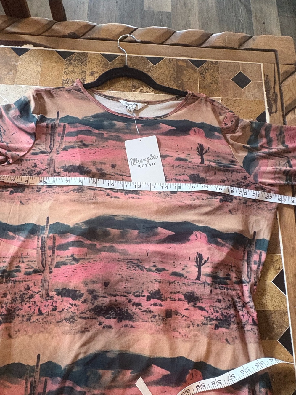 π€ Wrangler Retro Desert Print Maxi Dress | XL | NWT π€ - Picture 8 of 11